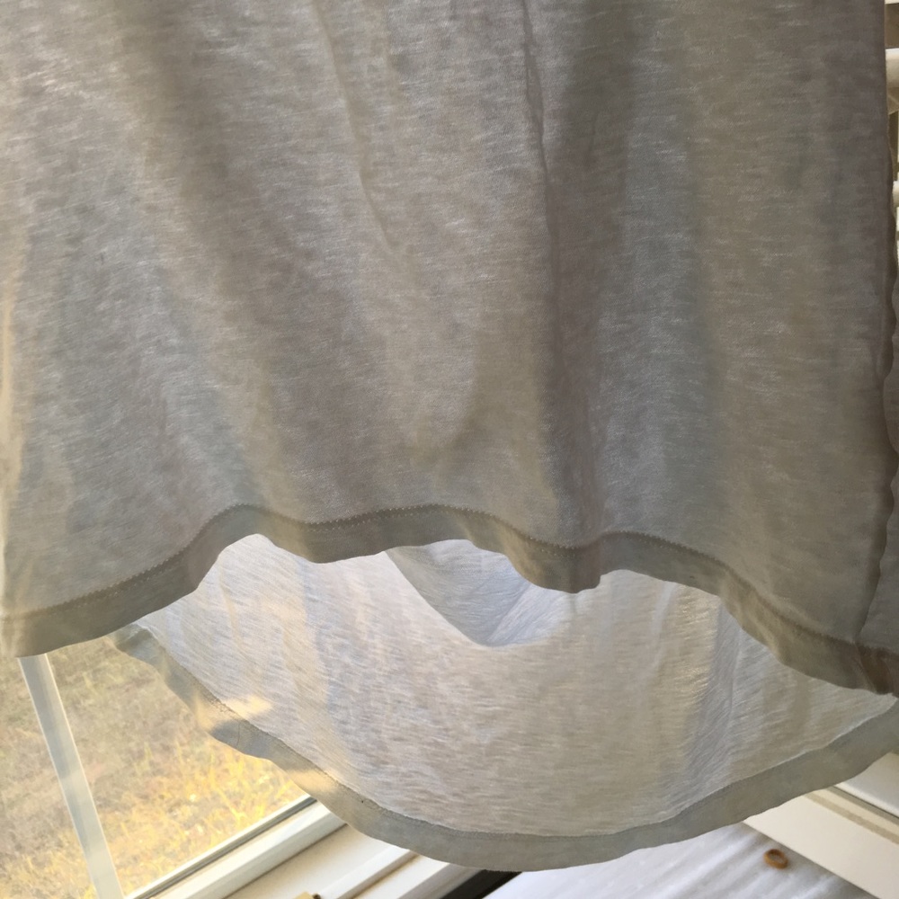 {Theory} Crisp 100% Peruvian Cotton Drape Tank Top - Picture 6 of 8